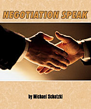 Negotiation Speak front cover